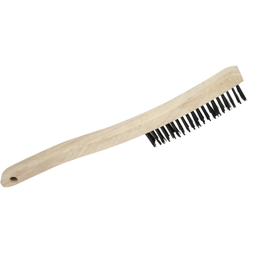 3LH Hand Scratch Brush, Carbon Steel, 3 x 19 Wire Rows, 13-3/4" Long PB Rental Co. Ltd.