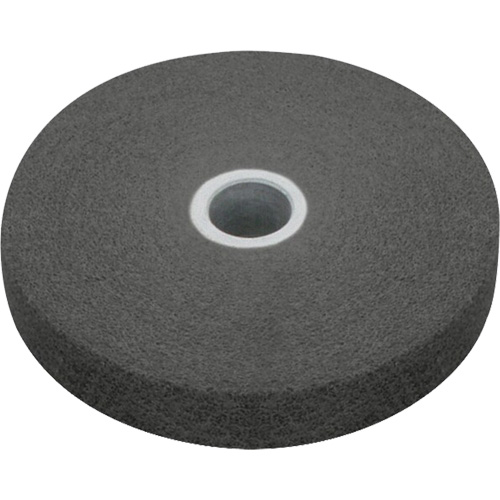 Meule homog&egrave;ne EXL Scotch-Brite, 4" x 1/4", Arbre de 1/4", Grain de Fin, Carbure de silicium PB Rental Co. Ltd.