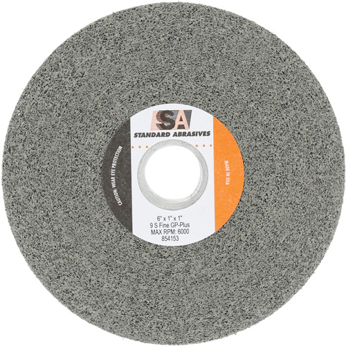 Meule &agrave; usage g&eacute;n&eacute;ral Standard Abrasives, 6" x 1", Arbre de 1", Carbure de silicium PB Rental Co. Ltd.