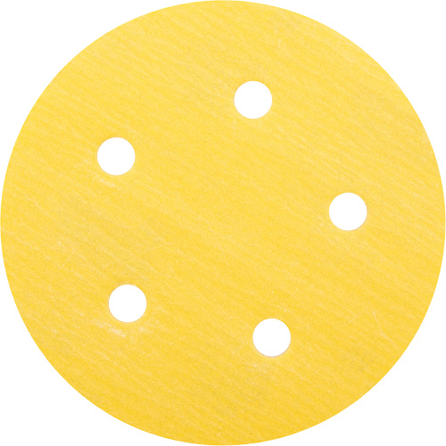 Gold Reserve A296 Paper H&L Vacuum Disc, 5" Dia., 320 Grit, Aluminum Oxide, C-Weight PB Rental Co. Ltd.