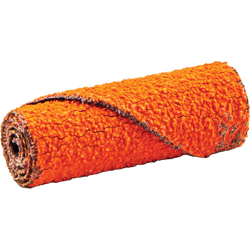Cartouche de ruban abrasif en rouleau, 60 Grain, 1/2" dia., C&eacute;ramique d'alumine, 1-1/2" lo, 1/8" Dimension de l'arbre PB Rental Co. Ltd.