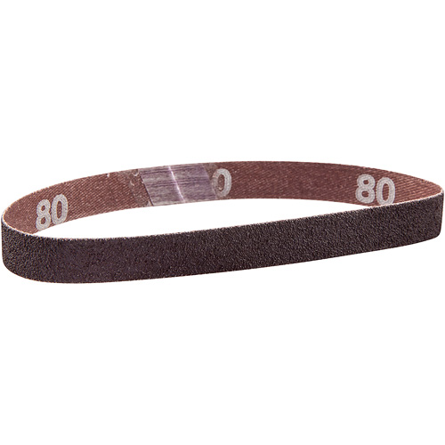 Metalite&reg; Cloth File Sanding Belt, 1/2" W x 12" L, Aluminum Oxide, 100 Grit PB Rental Co. Ltd.
