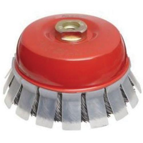 Brosse-boisseau &agrave; fils nou&eacute;s avec protecteur, 2-3/4" dia. x 5/8"-11 arbre PB Rental Co. Ltd.