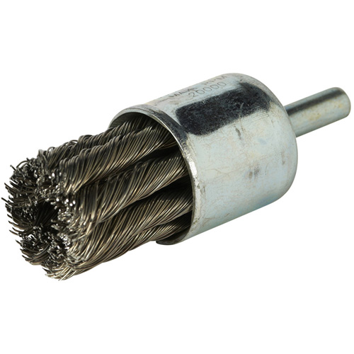 Brosse &agrave; fils nou&eacute;s avec moyeu, 3/4" dia. x 1/4" arbre PB Rental Co. Ltd.
