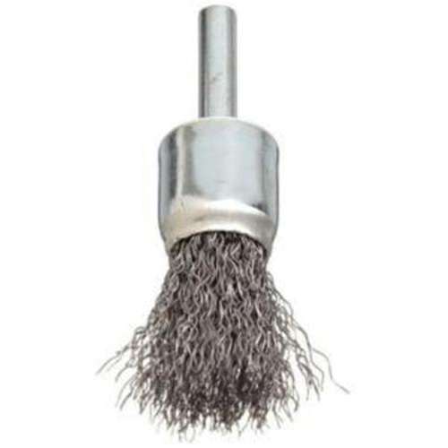 Stem Mounted Crimped Wire Brush, 3/4", 0.006" Fill, 1/4" Shank PB Rental Co. Ltd.