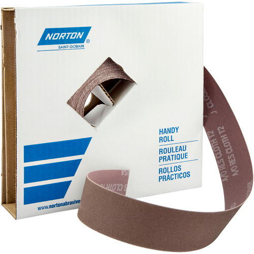 Rouleaux pour l'atelier Metalite K225, Oxyde d'aluminium, 1-1/2" la x 150' lo, Grain P50-X PB Rental Co. Ltd.