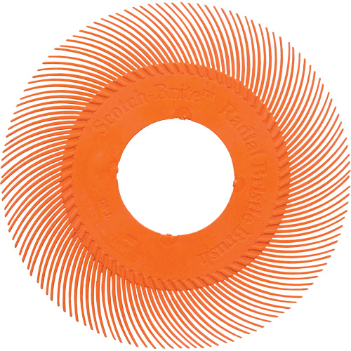 Scotch-Brite Type C Precision Radial Bristle Brush PN-RB without Adapter, Ceramic, 80+ Grit, 6" Dia. PB Rental Co. Ltd.