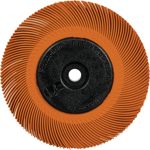 Brosse radiale en soies de pr&eacute;cision type C PN-RB avec adaptateur Scotch-Brite , C&eacute;ramique, Grain 80+, 6" dia. PB Rental Co. Ltd.