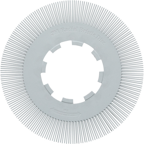 Brosse radiale en soies de pr&eacute;cision type S PN-RB sans adaptateur Scotch-Brite , C&eacute;ramique, Grain 120+, 8" dia. PB Rental Co. Ltd.