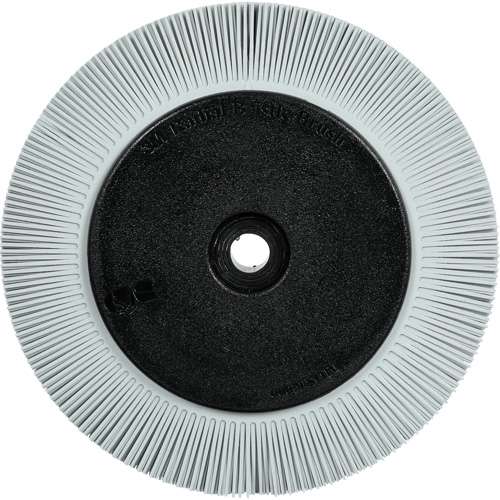 Brosse radiale en soies de pr&eacute;cision type S PN-RB avec bride Scotch-Brite , C&eacute;ramique, Grain 120+, 8" dia. PB Rental Co. Ltd.