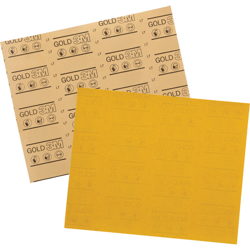 Gold Abrasive Sheet 12544, 9" x 11", 220 Grit, Aluminum Oxide PB Rental Co. Ltd.