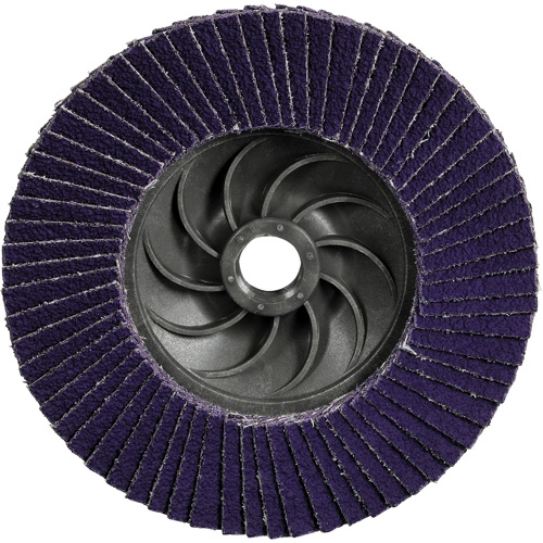 Disque &agrave; lamelles Cubitron 3 1169F, 4-1/2" x 5/8"-11, Type T27, Grain 40+, C&eacute;ramique PB Rental Co. Ltd.