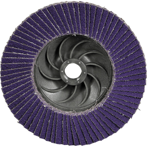 Disque &agrave; lamelles Cubitron 3 1169F, 5" x 5/8"-11, Type T29, Grain 60+, C&eacute;ramique PB Rental Co. Ltd.