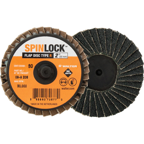 Disque &agrave; lamelles SPINLOCK, 2" x Grain 40, Oxyde d'aluminium PB Rental Co. Ltd.