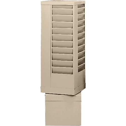 Literature Storage Racks, Rotating, 44 Slots, Steel, 14-1/8" W x 14-1/8" D x 48-1/2" H PB Rental Co. Ltd.