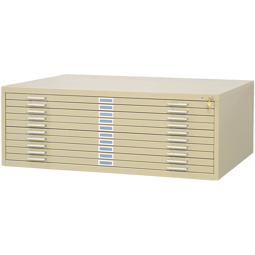 Classeurs en acier pour plans, 10 Tiroirs, 46-3/8" la x 35-3/8" p x 16-1/2" h PB Rental Co. Ltd.