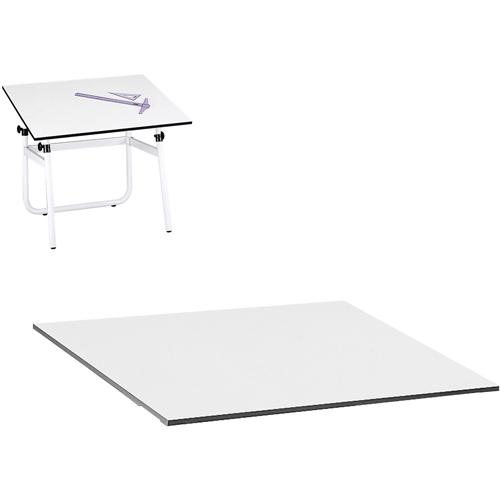 Table Top for Vista Adjustable Drawing Table, 48" W x 3/4" H, White PB Rental Co. Ltd.