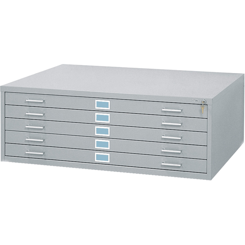 Steel Plan Files, 5 Drawers, 46-3/8" W x 35-3/8" D x 16-1/2" H PB Rental Co. Ltd.