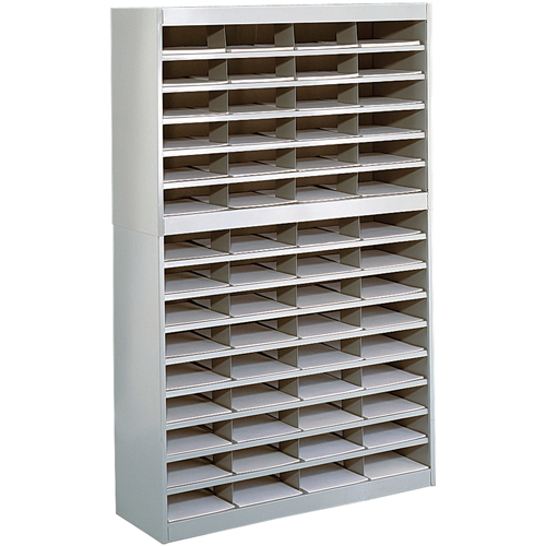 Heavy-duty Literature Organizers, Stationary, 60 Slots, Steel, 37-1/2" W x 12-3/4" D x 60" H PB Rental Co. Ltd.