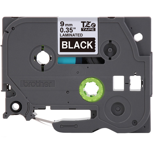 P-touch&reg; Labeling Systems, 9 mm x 314.96" or 8 m, White on Black PB Rental Co. Ltd.