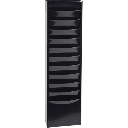 Literature Storage Racks, Stationary, 11 Slots, Steel, 9-3/4" W x 4-1/8" D x 36" H PB Rental Co. Ltd.