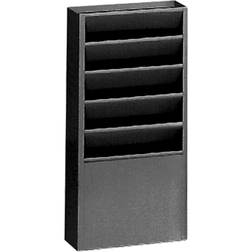 Literature Storage Racks, Stationary, 5 Slots, Steel, 9-3/4" W x 4-1/8" D x 21" H PB Rental Co. Ltd.