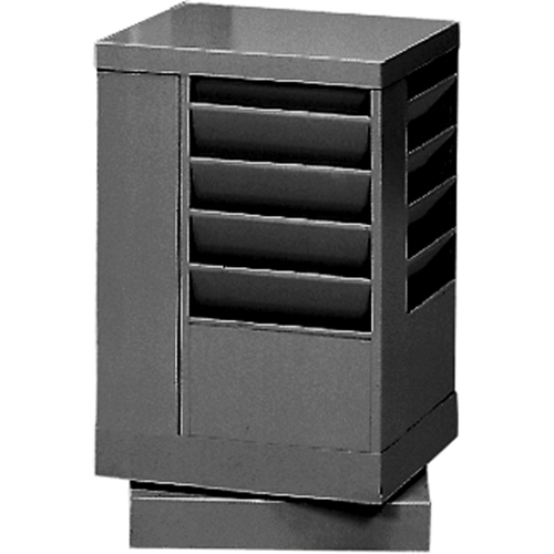 Literature Storage Racks, Rotating, 20 Slots, Steel, 14-1/8" W x 14-1/8" D x 21-1/4" H PB Rental Co. Ltd.