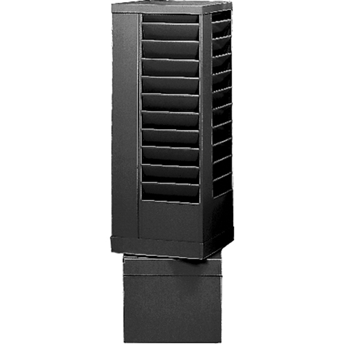 Literature Storage Racks, Rotating, 44 Slots, Steel, 14-1/8" W x 14-1/8" D x 48-1/2" H PB Rental Co. Ltd.