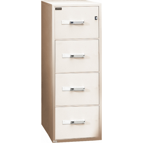 Classeurs &agrave; l'&eacute;preuve du feu, Acier, 4 tiroirs, 19-3/4" la x 31" p x 54" h, Beige PB Rental Co. Ltd.