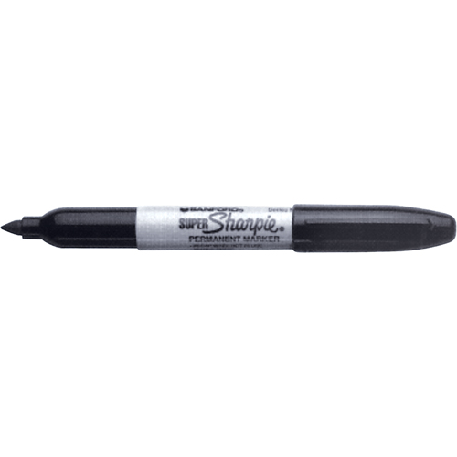 Permanent Markers - Super, Black, Fine Tip PB Rental Co. Ltd.