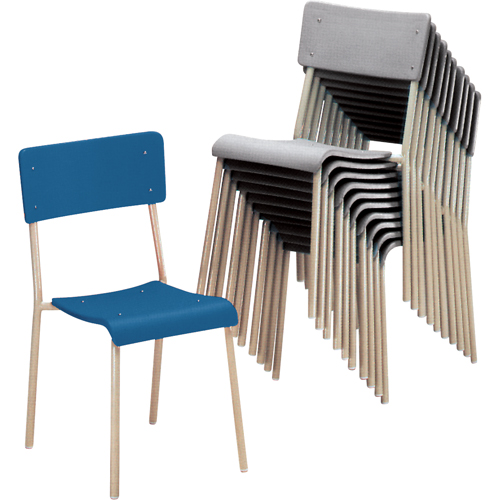 Ventura Stacking Chair, Polypropylene, Grey PB Rental Co. Ltd.
