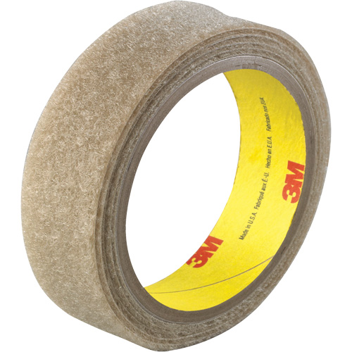 Flame-Resistant Fastener, Hook, 50 yds x 1", Adhesive, Beige PB Rental Co. Ltd.