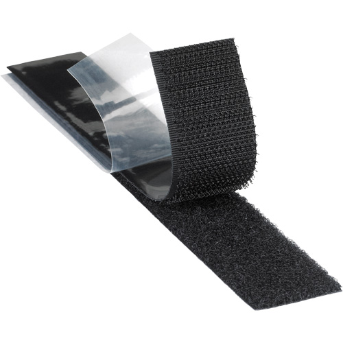 Plasticizer Resistant Fastener, Loop, 50 yds x 2", Adhesive, Black PB Rental Co. Ltd.