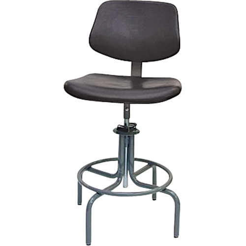 Tabouret rectangulaire avec dos de s&eacute;rie 600, Mobile, Ajustable Hauteur, Capacit&eacute; 250 lb PB Rental Co. Ltd.