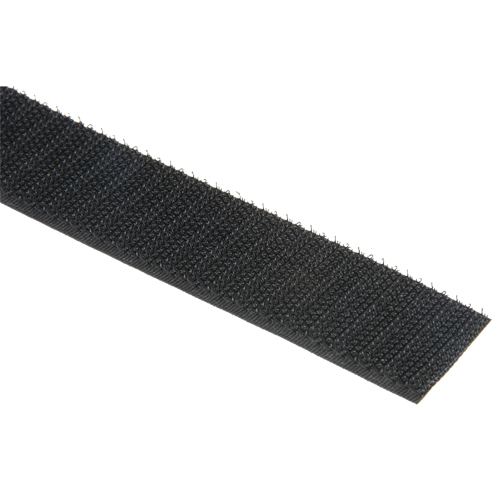 Bande d'attaches, Crochet, 50 vg x 1", Cousu, Noir PB Rental Co. Ltd.