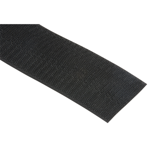 Bande d'attaches, Crochet, 50 vg x 2", Cousu, Noir PB Rental Co. Ltd.