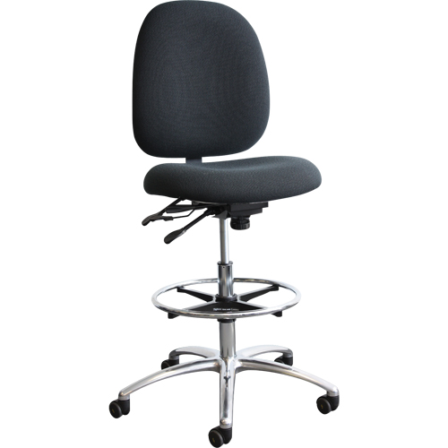 ESD (Electrostatic Dissipative) Shoptech Seating, Fabric, Blue, 275 lbs. Capacity PB Rental Co. Ltd.