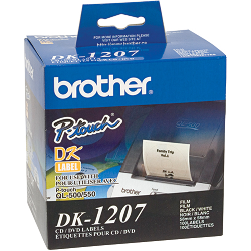 DK Series Die Cut Round CD/DVD Labels PB Rental Co. Ltd.