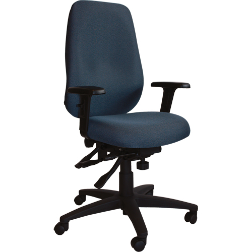 Chaises ergonomiques de s&eacute;rie petite Cierra, Tissu, Bleu, Capacit&eacute; 300 lb PB Rental Co. Ltd.