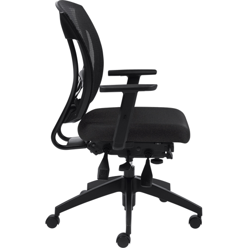 Multi-Tilter Arm Chairs, Fabric, Charcoal, 300 lbs. Capacity PB Rental Co. Ltd.