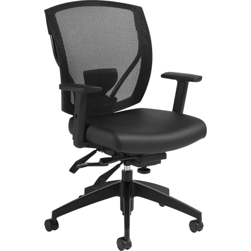 Multi-Tilter Arm Chairs, Vinyl, Black, 300 lbs. Capacity PB Rental Co. Ltd.