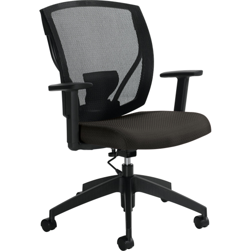 Chaises de travail, Tissu, Charbon, Capacit&eacute; 300 lb PB Rental Co. Ltd.