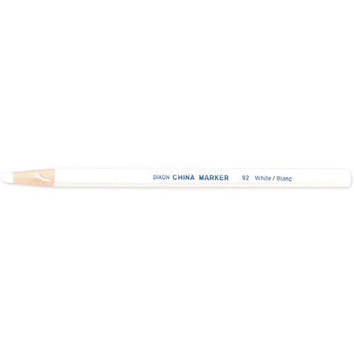 Marqueur gras Dixon blanc PB Rental Co. Ltd.
