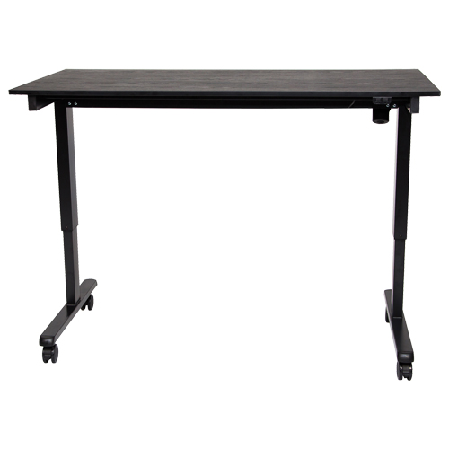 Adjustable Stand-Up Desk, Stand-Alone Desk, 45-1/4" H x 29-1/2" D, Black PB Rental Co. Ltd.