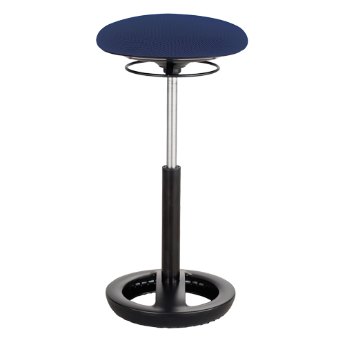 Chaise ergonomique Twixt, Stationnaire, Ajustable, , Mailles en polyester Si&egrave;ge, Bleu PB Rental Co. Ltd.
