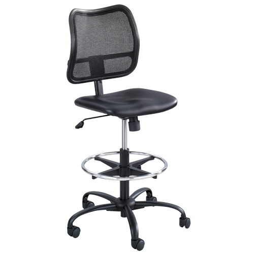 Tabouret ergonomique Vue, Vinyle, Noir, Capacit&eacute; 250 lb PB Rental Co. Ltd.