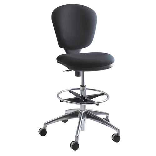 Chaise &agrave; hauteur ajustable Metro, Tissu, Noir, Capacit&eacute; 250 lb PB Rental Co. Ltd.