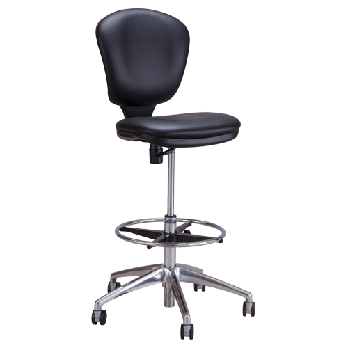 Chaise &agrave; hauteur ajustable Metro, Vinyle, Noir, Capacit&eacute; 250 lb PB Rental Co. Ltd.
