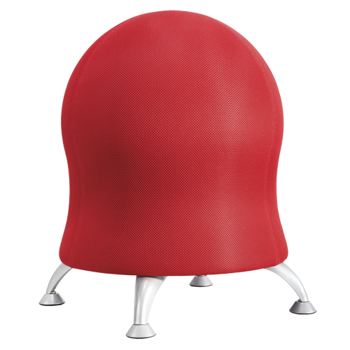 Zenergy Ball Chair, Fabric, Red, 250 lbs. Capacity PB Rental Co. Ltd.