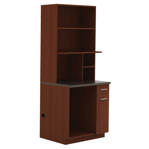 Modular Cabinet, Melamine, 39" H x 36" W x 25" D, Mahogany PB Rental Co. Ltd.